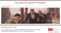 Desktop Screenshot of aiplainpalais.ch