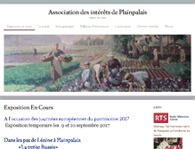 Tablet Screenshot of aiplainpalais.ch